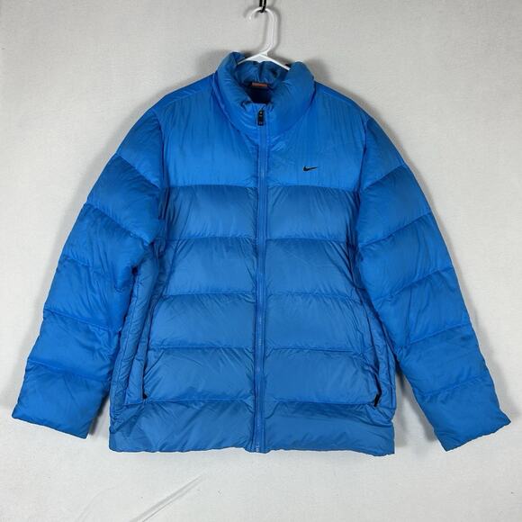 nike blue down fill jacket
